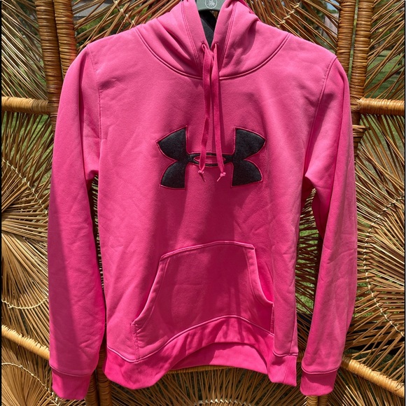 Pink under armor hoodie - Picture 2 of 5